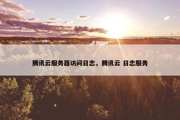 腾讯云服务器访问日志，腾讯云 日志服务