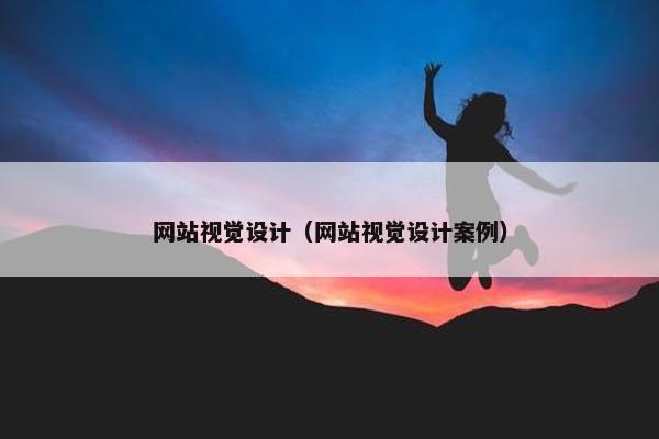 网站视觉设计（网站视觉设计案例）