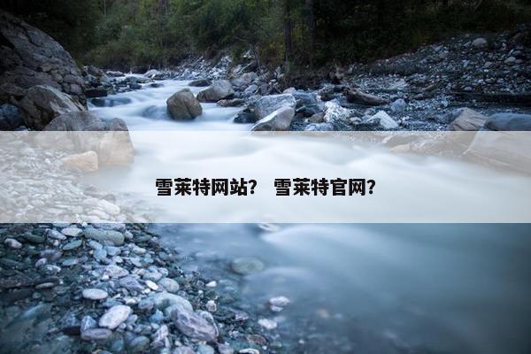 雪莱特网站？ 雪莱特官网？