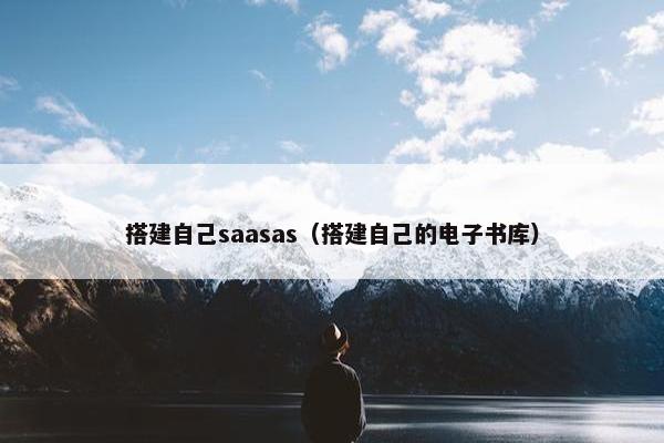 搭建自己saasas（搭建自己的电子书库）