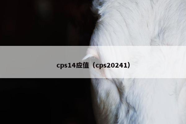 cps14应值（cps20241）
