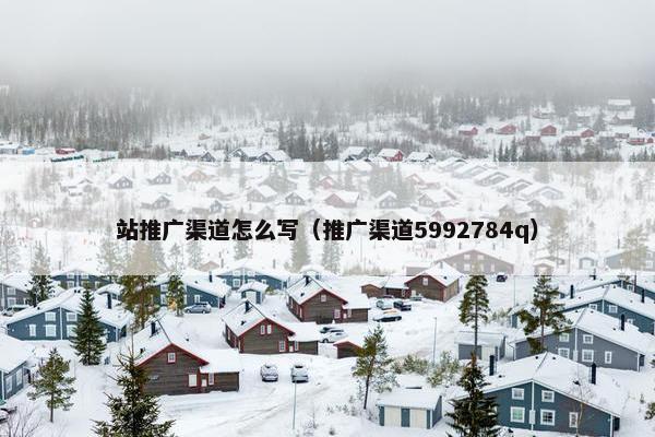 站推广渠道怎么写（推广渠道5992784q）