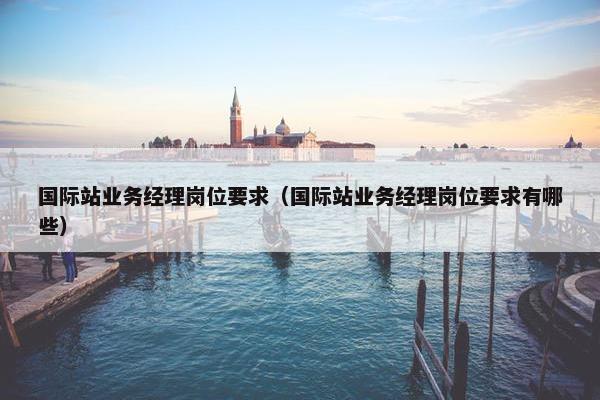 国际站业务经理岗位要求（国际站业务经理岗位要求有哪些）