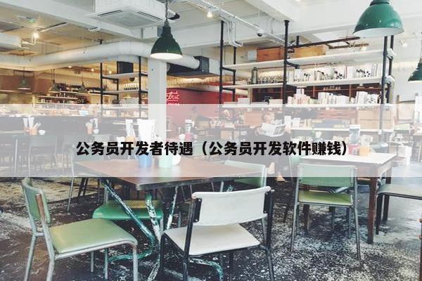 公务员开发者待遇（公务员开发软件赚钱）