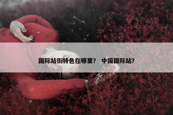 国际站街特色在哪里？ 中国国际站？