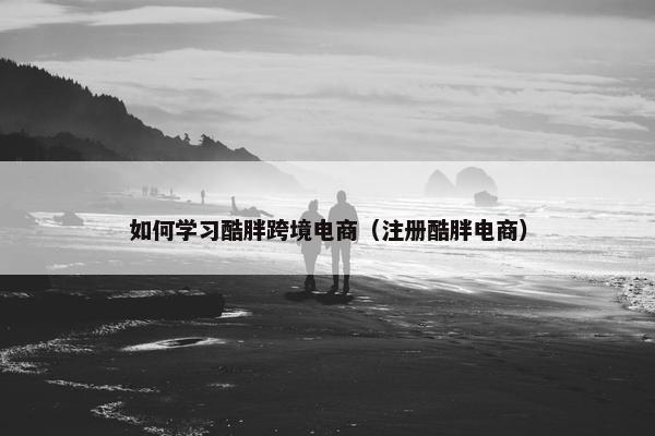 如何学习酷胖跨境电商（注册酷胖电商）