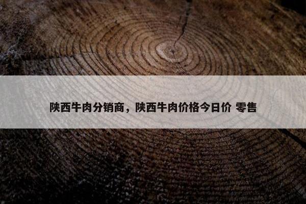 陕西牛肉分销商，陕西牛肉价格今日价 零售
