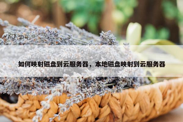 如何映射磁盘到云服务器，本地磁盘映射到云服务器