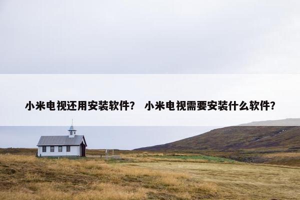 小米电视还用安装软件？ 小米电视需要安装什么软件？