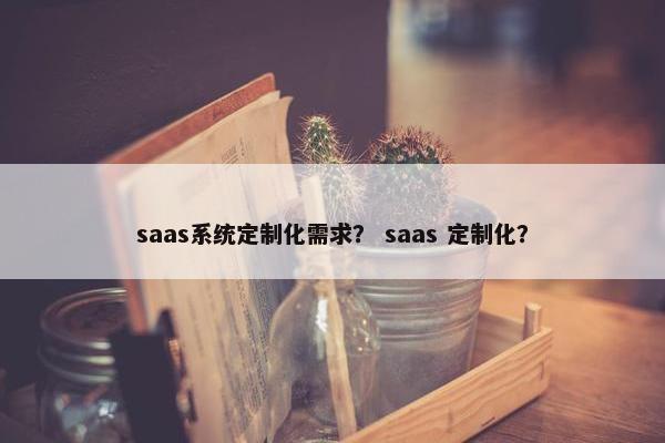 saas系统定制化需求？ saas 定制化？