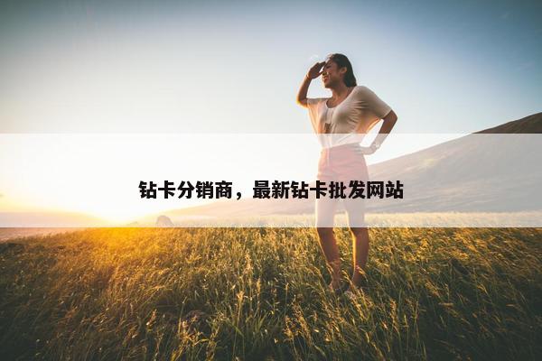 钻卡分销商，最新钻卡批发网站