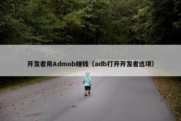 开发者用Admob赚钱（adb打开开发者选项）