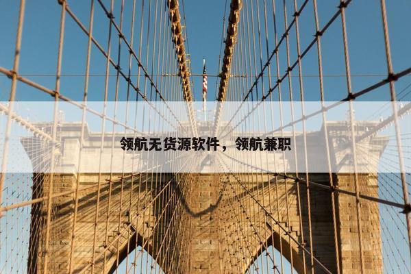 领航无货源软件，领航兼职