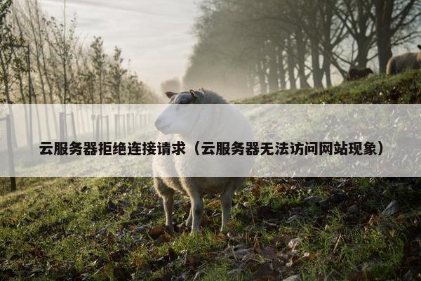 云服务器拒绝连接请求（云服务器无法访问网站现象）