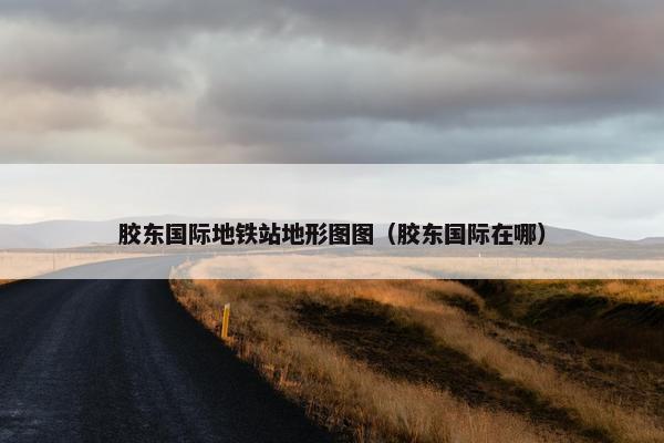 胶东国际地铁站地形图图(胶东国际在哪) 胶东国际地铁站地形图图(胶东国际在哪)