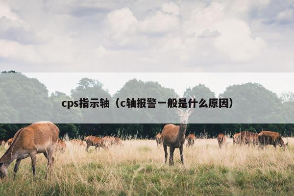 cps指示轴（c轴报警一般是什么原因）