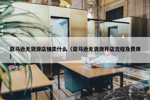 亚马逊无货源店铺卖什么（亚马逊无货源开店流程及费用）